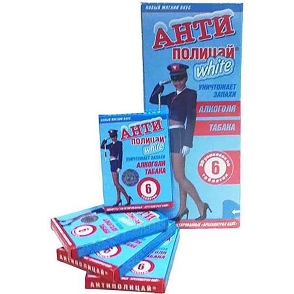 Фотография товара Антиполицай White таблетки для рассасывания 6шт