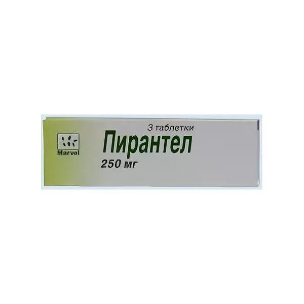 Фотография товара Пирантел таблетки 250мг 3шт
