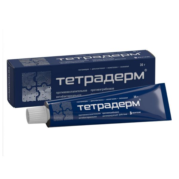 Фотография товара Тетрадерм крем д/нар. прим. туба 30г