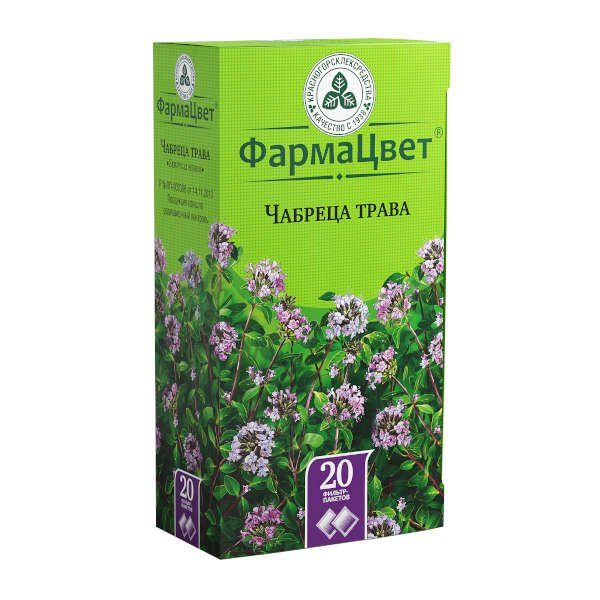 Фотография товара Чабреца трава 1,5г фильтр-пак. 20шт