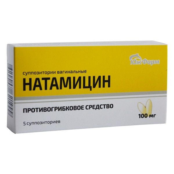 Фотография товара Натамицин суппозитории вагинальные 100мг 3шт