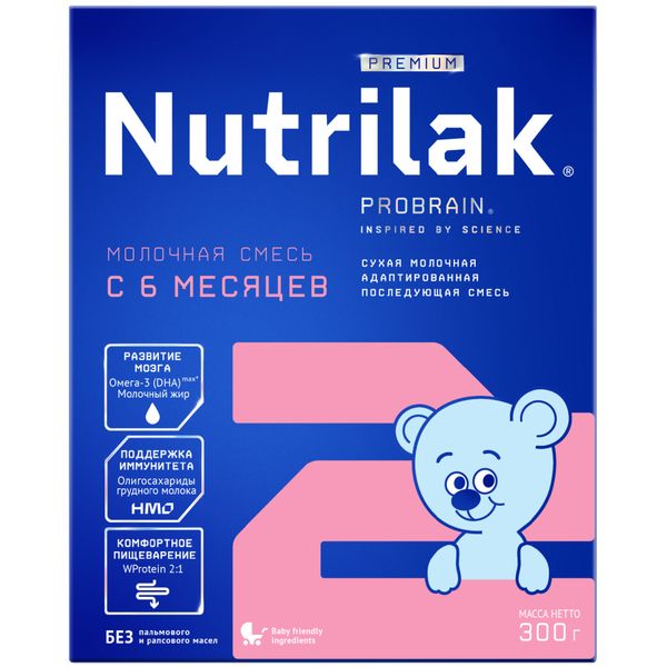 Фотография товара Cмесь сухая молочная для детей с 6 мес. Premium 2 Nutrilak/Нутрилак 300г