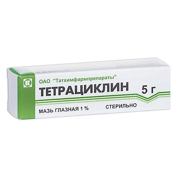 Фотография товара Тетрациклин мазь глазная туба 1% 5г