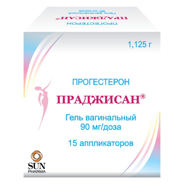 Фотография товара Праджисан гель вагинальный аппликатор 90мг/доза 1,125г 15шт