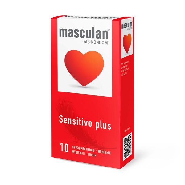 Фотография товара Презервативы нежные Sensitive plus Masculan/Маскулан 3шт