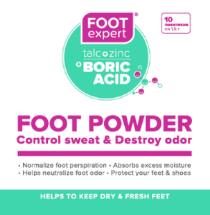 Фотография товара Средство от пота и запаха ног Foot Expert/Фут Эксперт 1,5г 10шт