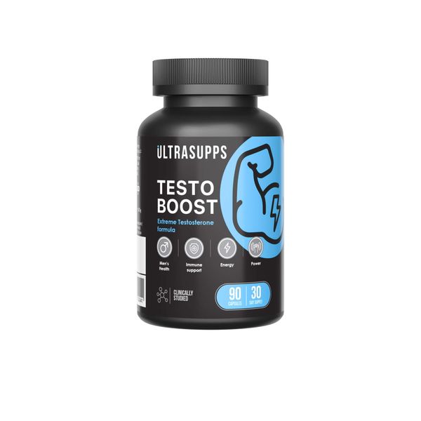 Фотография товара Тестобуст UltraSupps/Ультрасаппс капсулы 750мг 90шт