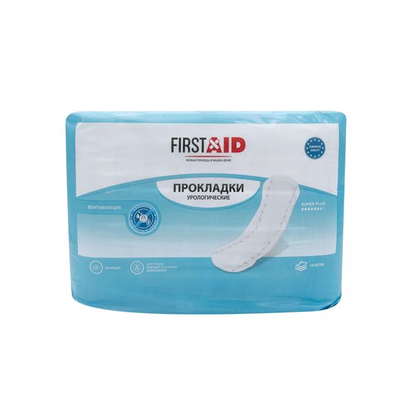 Фотография товара Прокладки урологические Super Plus First Aid/Ферстэйд 10шт