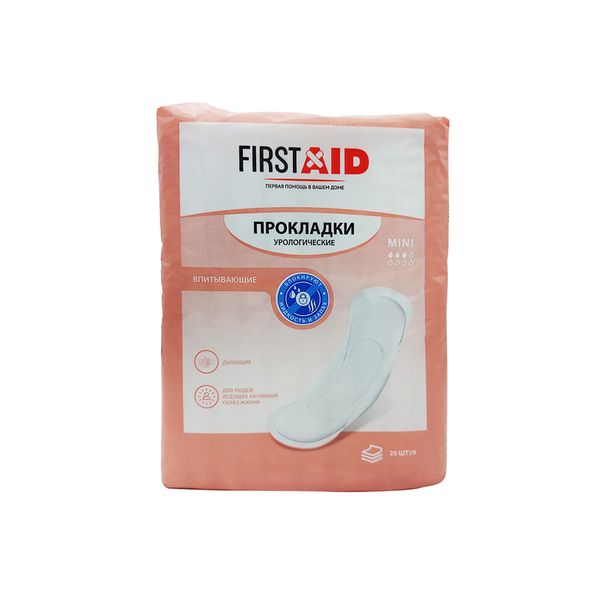 Фотография товара Прокладки урологические Mini First Aid/Ферстэйд 20шт