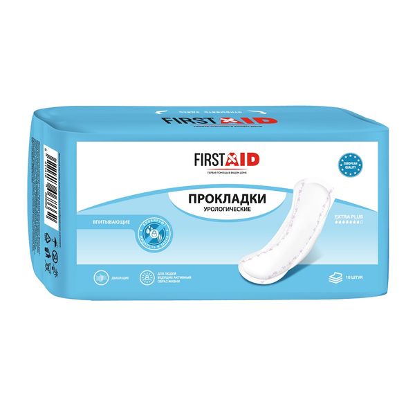 Фотография товара Прокладки урологические Extra Plus First Aid/Ферстэйд 10шт
