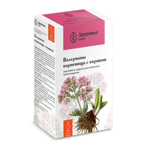 Фотография товара Валериана корневища с корнями фильтр-пакеты 1,5г 20шт