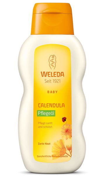 Фотография товара Масло с нежным ароматом для младенцев Календула Weleda/Веледа фл. 200мл (9655)