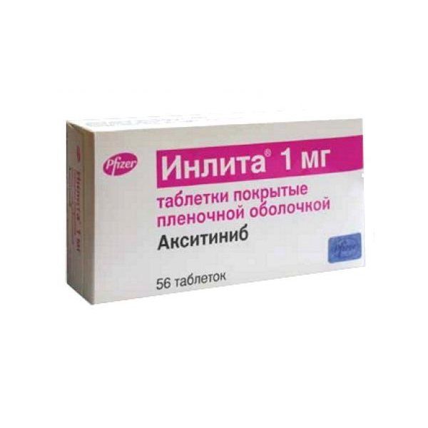 Фотография товара Инлита таблетки п/о плен. 5мг 56 шт