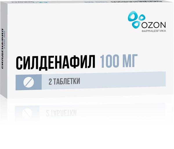 Фотография товара Силденафил таблетки п/о плен. 50мг 4шт